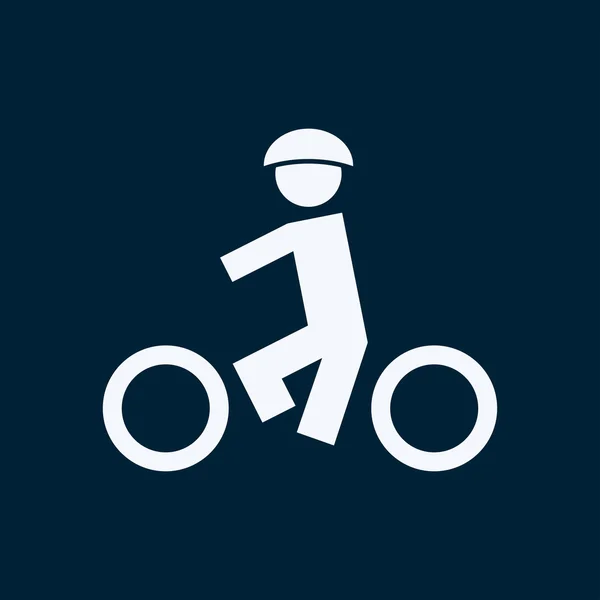 Icono de diseño web bicicleta — Vector de stock