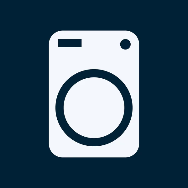 Wasmachine web pictogram — Stockvector