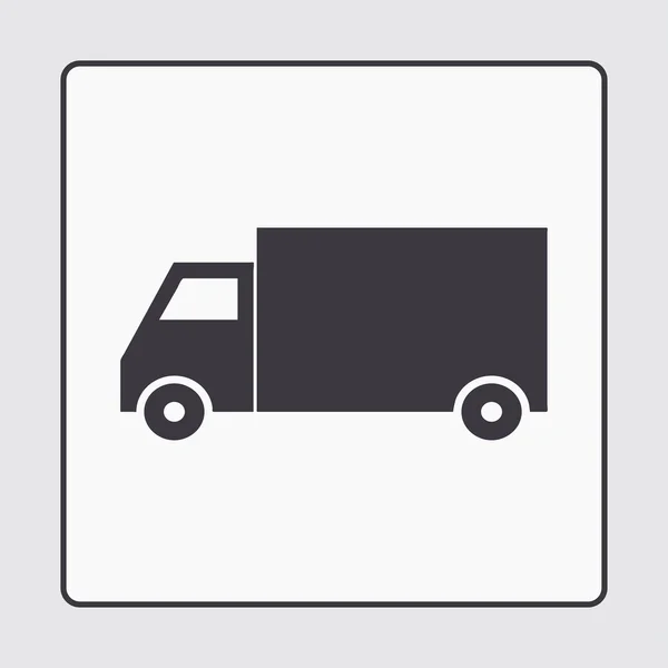 Lorry web vector icon — Stock Vector