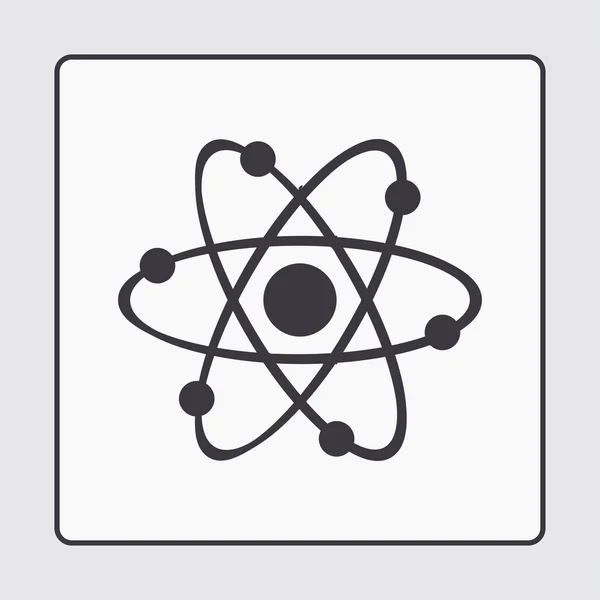 Атомные элементы и символы для научной концепции — стоковый вектор
