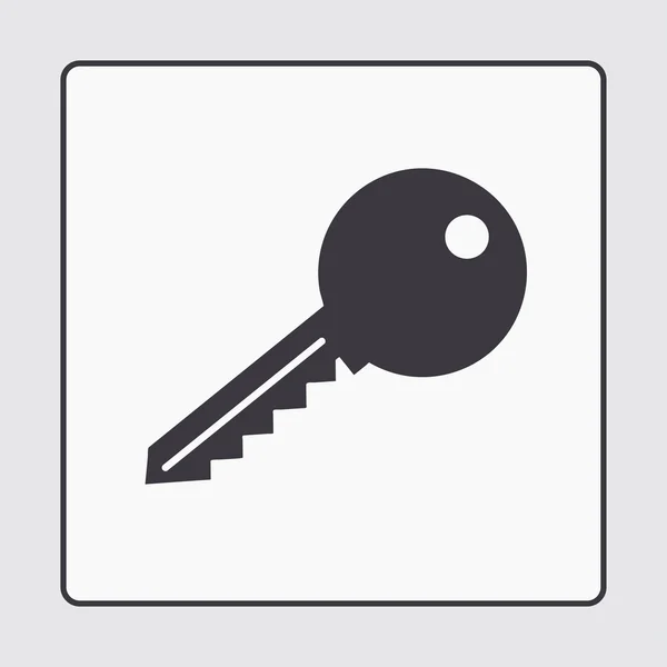 Icono clave de diseño web — Archivo Imágenes Vectoriales