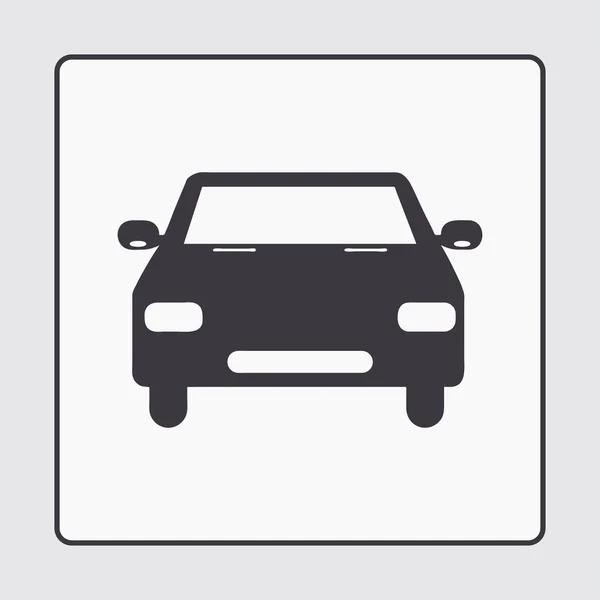 Vettore auto web Icona — Vettoriale Stock