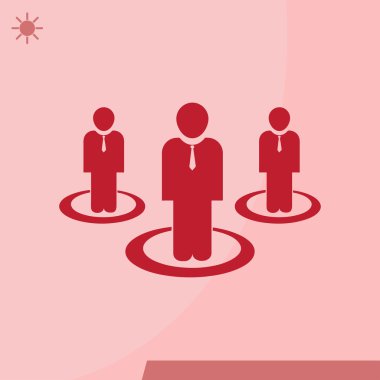 adam simgesi. vektör tasarımı