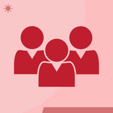 adam simgesi. vektör tasarımı