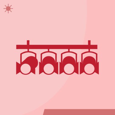 Spot simgesi. Web vektör