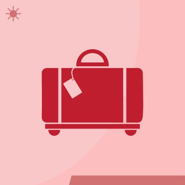 Bagaj vektör web simgesi