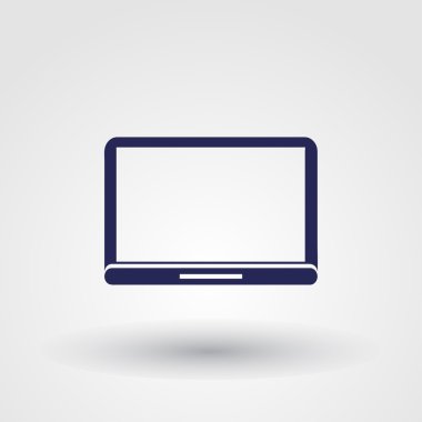 dizüstü bilgisayar simgesi. Web vektör