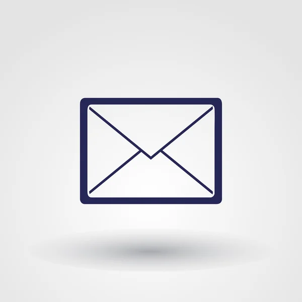 Posta simgesi, vektör illüstrasyonu. düz tasarım biçimi