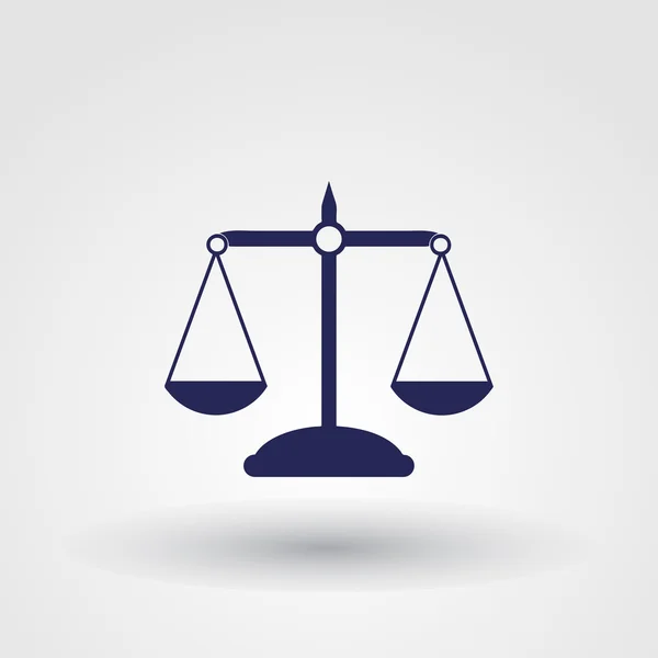 Pictograph van Justitie schalen. — Stockvector