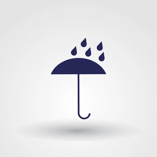 Esernyő ikon, vektor illusztráció — Stock Vector