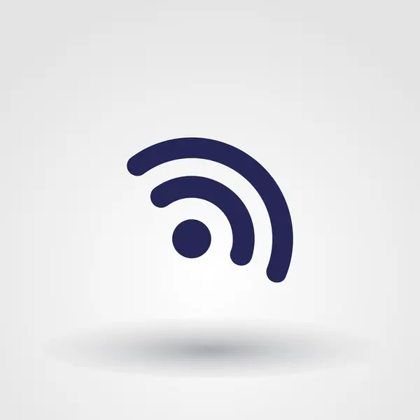 Rss web icon Vektor — Stockvektor