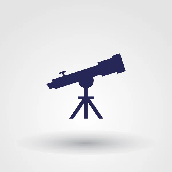 Icono del vector Spyglass. Estilo de diseño plano — Vector de stock