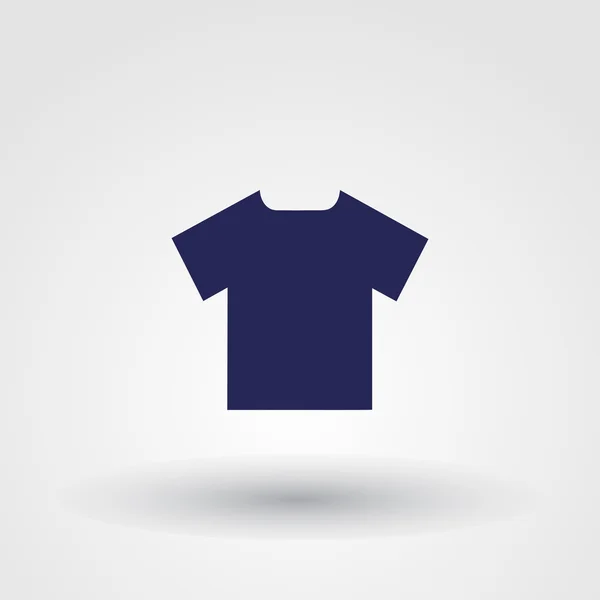 Camiseta Icono, ilustración vectorial. Estilo de diseño plano — Vector de stock