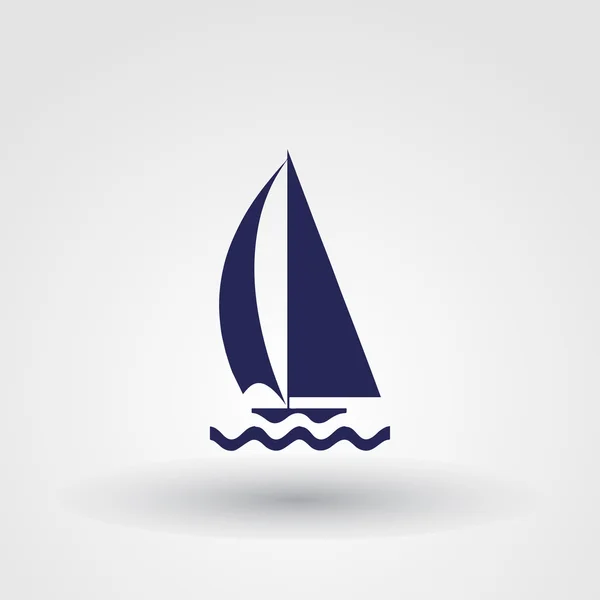 Ikona lodí. návrh webu — Stockový vektor