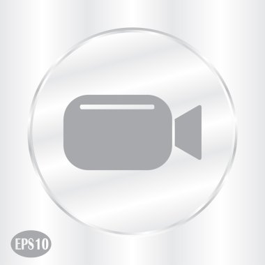 Video kamera web simge vektör.