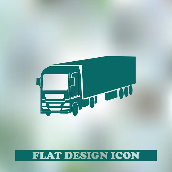 Pictogramme vectoriel du camion — Image vectorielle