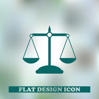 Vektör ölçekler web simgesi