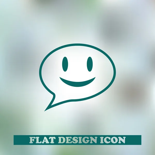 Smile Icon. web design — Stock Vector