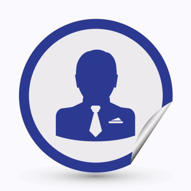 Adam simgesi. Web Tasarım stile