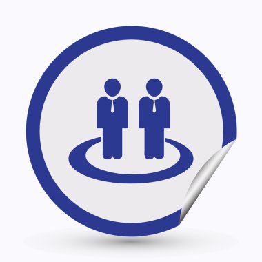 Adam simgesi. Web Tasarım stile