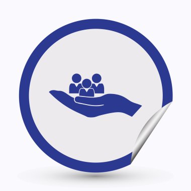 El web simgesi yardım. vektör