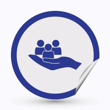 El web simgesi yardım. vektör