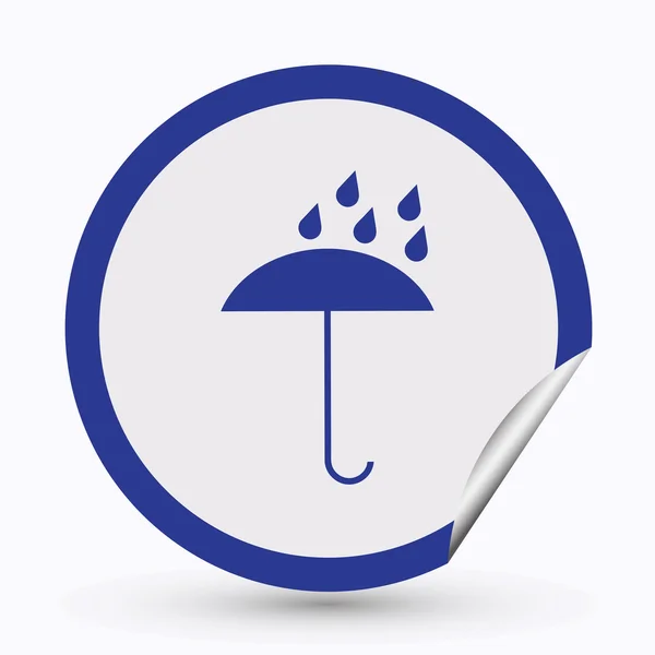 Ομπρέλα εικονίδιο. Web διάνυσμα desgn ΣΤΕΙΛΕ — Διανυσματικό Αρχείο