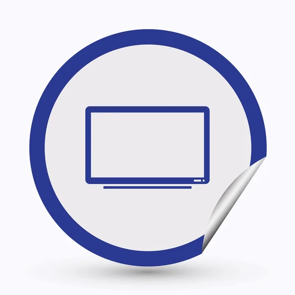 Tv web icon vektor illustration — Stockvektor