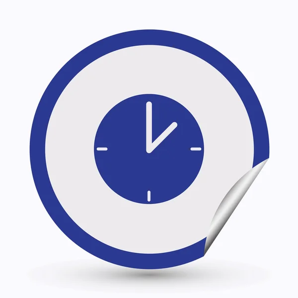 Ікони годинника ізольовані на сірому фоні — стоковий вектор
