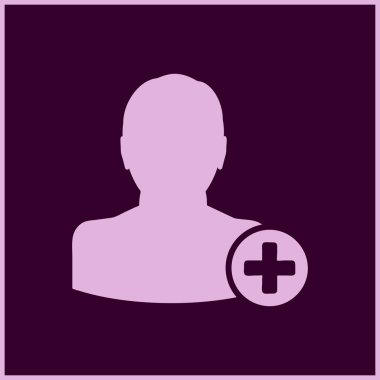 Simge ekleyin. Web tasarım vektör