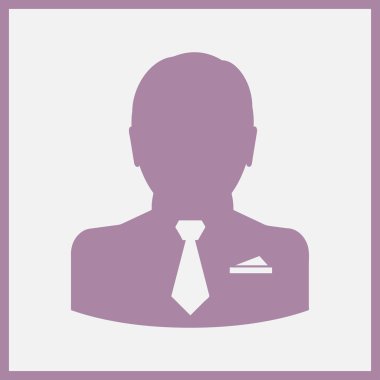 Adam simgesi. Web tasarım vektör stili