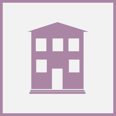 Ev simgesini vektör. Web tasarım stili