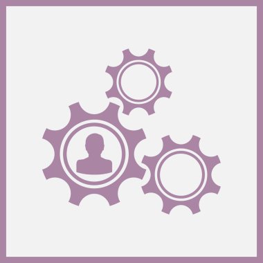 Karikatür ve geliştirme simgesi. Web Tasarım