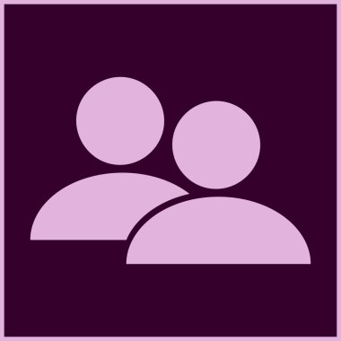 Adam simgesi. Web tasarım vektör stili