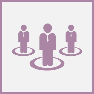 Adam simgesi. Web tasarım vektör stili