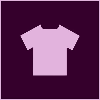 T-shirt simge vektör. Web Tasarım