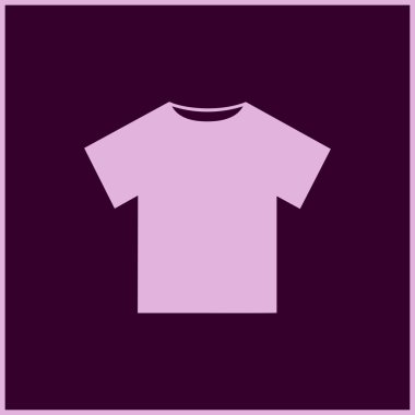 T-shirt simge vektör. Web Tasarım