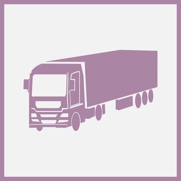 Pittogramma del camion. web design — Vettoriale Stock