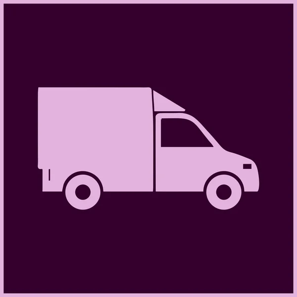 Pictograph van vrachtwagen. Webdesign — Stockvector