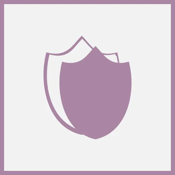 Icona dello scudo. stile web design — Vettoriale Stock