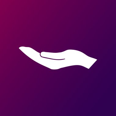 eller simgesini. Web tasarım stili