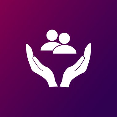 eller simgesini. Web tasarım stili