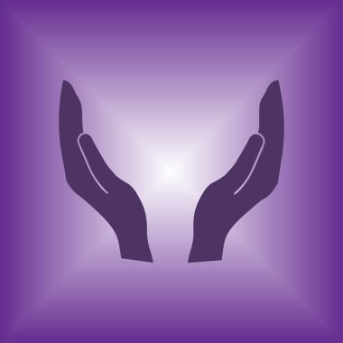 Yardım el simgesi. Web Tasarım