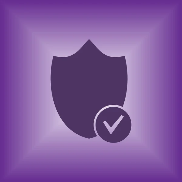 Shield icon. web design style — Stock Vector