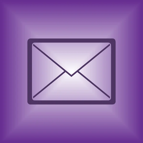 Web de correo Icono Vector — Vector de stock