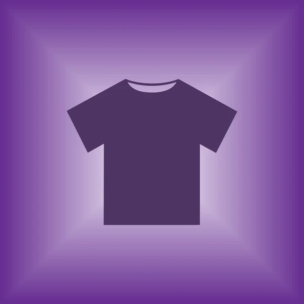 Vector Blank Tshirt Icon Symbol — Stock Vector
