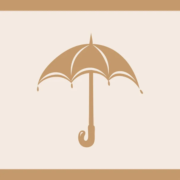 Umbrella icon. web design — Stock Vector