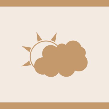 Sosyal ağlar için soyut bulutlar. Vektör çizim