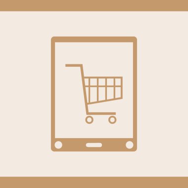 Smartphone Simgesi, vektör illüstrasyonu