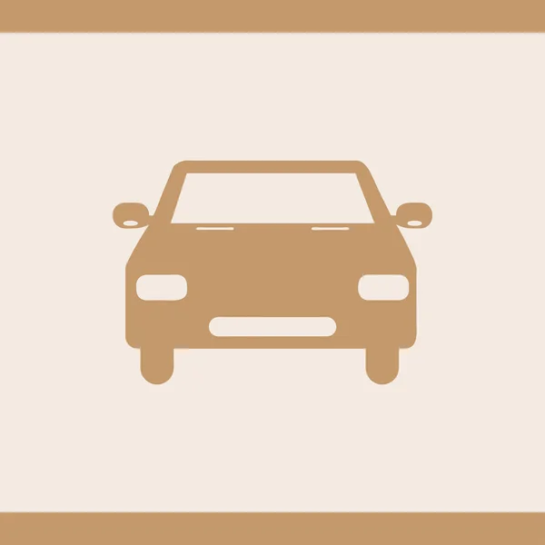 Icono de coche diseño web — Vector de stock